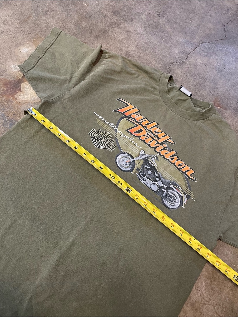 Y2K Harley Davidson Graphic T-Shirt - Picture 5 of 6